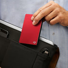 Seagate Disque dur portable Backup Plus Slim STDR1000103, USB 3.0, 1 To, rouge-Fin, léger et pratique à emporter partout avec vous
