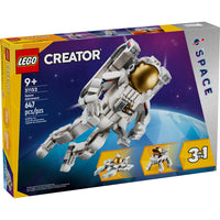 LEGO - Creator L'astronaute spatial - 647 Pièces-Cet ensemble LEGO Creator 3-en-1 permet aux enfants âgés de 9 ans et plus de construire 3 modèles spatiaux différents
