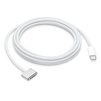 Câble de charge USB Type-C vers MagSafe 3 Apple de 6,56' - Mâle à mâle - Blanc-Utilisez ce câble de charge pour l'associer à un adaptateur secteur USB Type-C compatible afin de charger facilement votre MacBook Pro