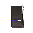 Designer Ashlin  Portefeuille de voyage zippé à blocage Rfid Monaco  Cuir végétalien  Noir-De nombreuses cartes de crédit et passeports contiennent maintenant une puce RFID (Radio Frequency Identification Chip ), qui contient des informations sur votre carte de crédit, des informations financières et vos renseignements personnels. Les produits de blocage ASHLIN RFID ont un bouclier protecteur