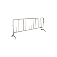 Zenith Safety - Barrières Portatives, Emboîtables, 102po Lo X 40po H, Argent-Couleur Argent