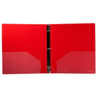 JAM PaperMD – Cartable à 3 anneaux Designders, 1 po, rouge, 4/paquet-5