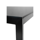 Can-Bramar Glassara Writing Desk - Black-Le châssis en acier thermolaqué est suffisamment robuste pour supporter le poids tout en assurant une stabilité exceptionnelle