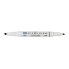 Zebra – Surligneur double pointe style stylo Mildliner, bleu foncé doux-L'encre résistante à l'eau douce est translucide et excellente pour la stratification