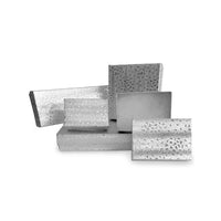 Eddie's - Boîtes à bijoux - #33 Moyen - 3-1/2 po l x 3-1/2 po P x 1 po H - Argent - 100/paquet-Carton