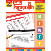 Evan-Moor – Livre d’activités de rédaction « Daily Paragraph Editing » pour les enseignants de 2e secondaire (EMC2838)-Enfants de 8 ans en 2e secondaire