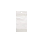 Crownhill - Sacs refermables avec panneau bloc blanc et trou de suspension - 4 po x 6 po - paquet de 100-4 po x 6 po