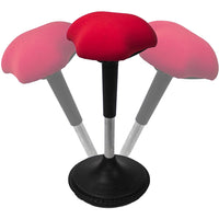 AnthroDesk - Fauteuil Wobble réglable - Rouge-Mieux qu'un ballon d'équilibre