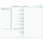 Recharge non datée Day-Timer, 2 pages/jour - de bureau - 5 1/2 po x 8 1/2 po - trilingue-Format des pages :  5 1/2 po x 8 1/2 po