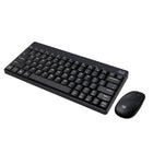 Adesso - WKB-1100CB Mini clavier et souris sans fil résistant aux éclaboussures-Commutateur à membrane avec un cycle de vie de 5 millions de frappes pour une expérience de frappe silencieuse et rapide