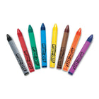 TREND enterprises Inc. Crayons à la cire, jumbo, effaçables à sec, 8 pièces-Crayons de 10.2 cm de longueur, 0.95 cm de diamètre