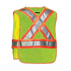 Forcefield Veste Econo de 5 points − Vert lime − Taille unique-Poche pour radio et 2 poches inférieures à fermeture à velcro