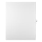 Markmaker - Intercalaires imprimes Legal, Blanc, 1/25th coupe, format lettre, sans trous, 25 tabs/PQT, 5 PQT/Boite, Numero 138-Intercalaires imprimes Legal