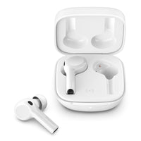Belkin Soundform Freedom Écouteurs sans fil True Wireless - White-Nos pilotes à 2 couches sont conçus pour un son riche et rayonnant à n’importe quel volume. Soundform Freedom True Écouteurs sans fil offrent des basses complètes et résonnantes et une finition cristalline afin que vous puissiez profiter des détails subtils de chaque piste.