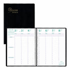 Blueline - Agenda Hebdomadaire/Mensuel Planifi- Action 2023, 7 jours, 11H x 8-1/2 L po, Françcais, Noir-Planificateur de 7 jours avec calendrier planificateur au début de chaque mois. Horaire de rendez-vous de 7 h à 8 h 30 à intervalles de 30 minutes