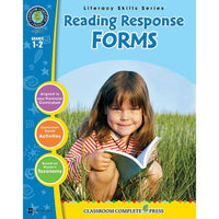 Livre numérique : Reading Response Forms (format PDF, téléchargement pour 1 utilisateur), ISBN 978-1-55319-398-2, 1re - 2e année-Vous recevrez deux courriels : un confirmant toute la commande et l'autre avec un bouton Download Software (Télécharger le logiciel). Vous pouvez télécharger immédiatement ou revoir votre courriel pour télécharger plus tard.