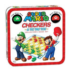 Jeu de dames et de Tic-Tac-Toe : Ensemble de jeu de collection Super Mario-Âge 6+