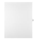 Markmaker - Intercalaires imprimes Legal, Blanc, 1/15th coupe, format lettre, sans trous, 25 tabs/PQT, 5 PQT/Boite, Numero 83-Intercalaires imprimes Legal
