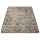 ECARPETGALLERY - Tapis Bolivia Yalameh Bleu, Gris 6'7" x 8'6"-Tissé A La Machine Turquie