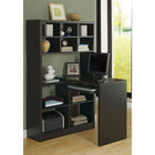Monarch Specialties - 7021 Bureau - Espresso De Coin Cote Droit Ou Gauche-Comprend un plateau pour clavier extractible sur des patins métalliques lisses et un plateau facile à nettoyer, créant ainsi un espace de travail fonctionnel pour votre bureau à domicile.