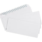 Staples - Enveloppes QuickStrip pour imprimantes laser/jet d'encre, 4 1/8 po x 9 1/2 po, bte/100-Conçues spécialement pour les imprimantes laser et jet d'encre  