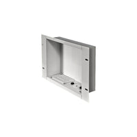 Peerless-AV Boîte accessoires murale de gestion de câbles et de stockage IBA2 avec réceptacle duplex, blanc-Blanc