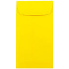 JAM Paper Enveloppes à monnaie nº 7, 3 1/2 x 6 1/2 po, papier Brite Hue jaune, 500/paquet-Enveloppes à monnaie