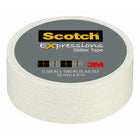 Scotch - Ruban washi Expressions, paillettes, blanc, 0,59 po x 196 po (C514-WHT)-Ruban à paillettes