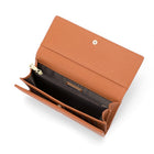 Champs - Portefeuille extensible trifold RFID - Brun-Compartiment pour le pliage des billets