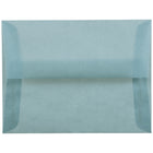 JAM Paper Enveloppes translucides A2, bleu océan, 250/paquet-Enveloppes translucides en papier bleu océan