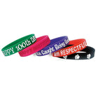 Bracelet de traits de caractère de ressources créées par l'enseignant, paquet de 40-Faites connaître des personnes ou des événements spéciaux avec des bracelets en silicone