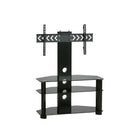 TygerClaw – Support pour téléviseur à 3 niveaux avec support de fixation 37 à 60 po (LCD8404)-Support pour téléviseur avec 3 niveaux en vitre noirs et support de fixation