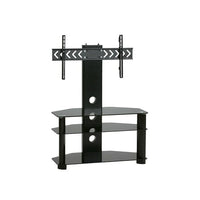 TygerClaw – Support pour téléviseur à 3 niveaux avec support de fixation 37 à 60 po (LCD8404)-Support pour téléviseur avec 3 niveaux en vitre noirs et support de fixation