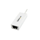 StarTech  Adaptateur réseau USB 3.0 vers Gigabit Ethernet NIC, blanc-Soutien de largeur de bande Gigabit complet par le biais de USB 3.0