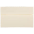 JAM Paper Enveloppes pour livrets Strathmore au fini vélin avec fermeture gommée, 6 x 9 1/2 po, ivoire, paquet de 1000-Ivoire