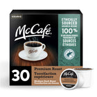 Capsules K-Cup de café de qualité supérieure McCafé  torréfaction mi-foncée - paquet de 30-Torréfaction : ce mélange est torréfié un peu plus foncé que moyen, ce qui donne une saveur équilibrée et un arôme riche