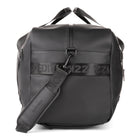 Bugatti - x EDITION22 Sac de voyage, Noir-Sac en cuir vegetalien caoutchoute resistant aux intemperies