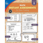Livre numérique : Carson Dellosa - Instant Assessments for Data Tracking: Math Workbook, 1re année-1