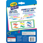 Crayola - Bâtonnets de peinture à séchaque rapide Project - paquet de 6-Sèche en moins de 60 secondes sur la plupart des cartons d'affichage