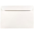 JAM Paper Enveloppes format livret à rabat droit gommé, 7 1/2 x 10 1/2 po, blanches, 200 par paquet-Blanc