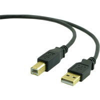 Staples – Câble USB 2.0 A/B de la gamme Pro, 16 pi, noir-Permet le branchement des appareils USB 2.0 (comme imprimantes) à un PC, concentrateur ou périphérique avec capacités USB