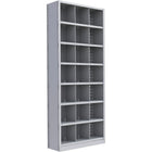 Metalware – Étagère enclenchable RK369, 8 tablettes, 36 x 12 x 88 po, gris pâle-Système de tablettes ajustables offrant un espace de rangement solide, mais économique qui convient à vos besoins