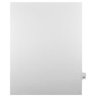 Markmaker - Intercalaires imprimes Legal, Blanc, 1/25th coupe, format lettre, sans trous, 25 tabs/PQT, 5 PQT/Boite, Numero 171-Intercalaires imprimes Legal