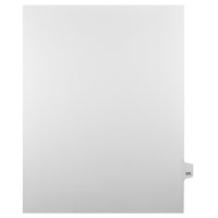 Markmaker - Intercalaires imprimes Legal, Blanc, 1/25th coupe, format lettre, sans trous, 25 tabs/PQT, 5 PQT/Boite, Numero 171-Intercalaires imprimes Legal