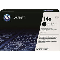 HP - Cartouche de toner noir d'origine 14X (CF214X) LaserJet, haut rendement-Couleur : noir
