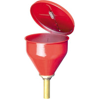 JustriteMD – Entonnoir pour baril sécuritaire, pare-flammes de 6 po, 12 lb-Grande embouchure de 10 3/4 po pour un transfert rapide