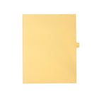 Mark Maker – Onglets séparateurs juridiques beiges, 1/26 onglets, format lettre, sans trous, lettre L, 25/paquet-Onglets séparateurs beiges, 1/26 onglets