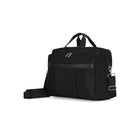 Bugatti – Mallette Oxford pour portatif de 17 po, noir (EXB1707)-Section à glissière pour documents et range-tout en avant