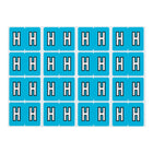 Oxford Étiquettes alphabétiques compatibles Datafile, « H », bleu cl-Assignez des lettres spécifiques aux sections de classement individuelles