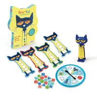 Educational Insights - Pete le chat®, j'aime mon jeu de boutons-Les joueurs tournent, correspondent, rient et apprennent en utilisant le pressoir Pete the Cat pour collecter et placer tous les boutons dont ils ont besoin pour remplir leur plateau de jeu de chemise Pete the Cat.